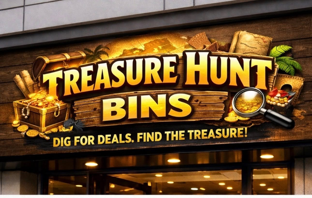Treasure Hunt Bins